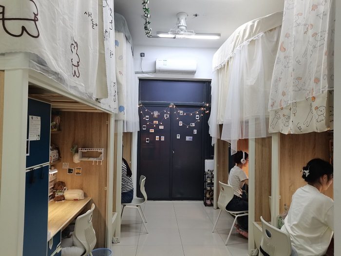 Dormitory Study Cubicles at Anhui Medical University