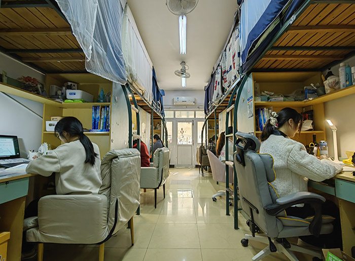 Dormitory Study Corridor at Anhui Medical University