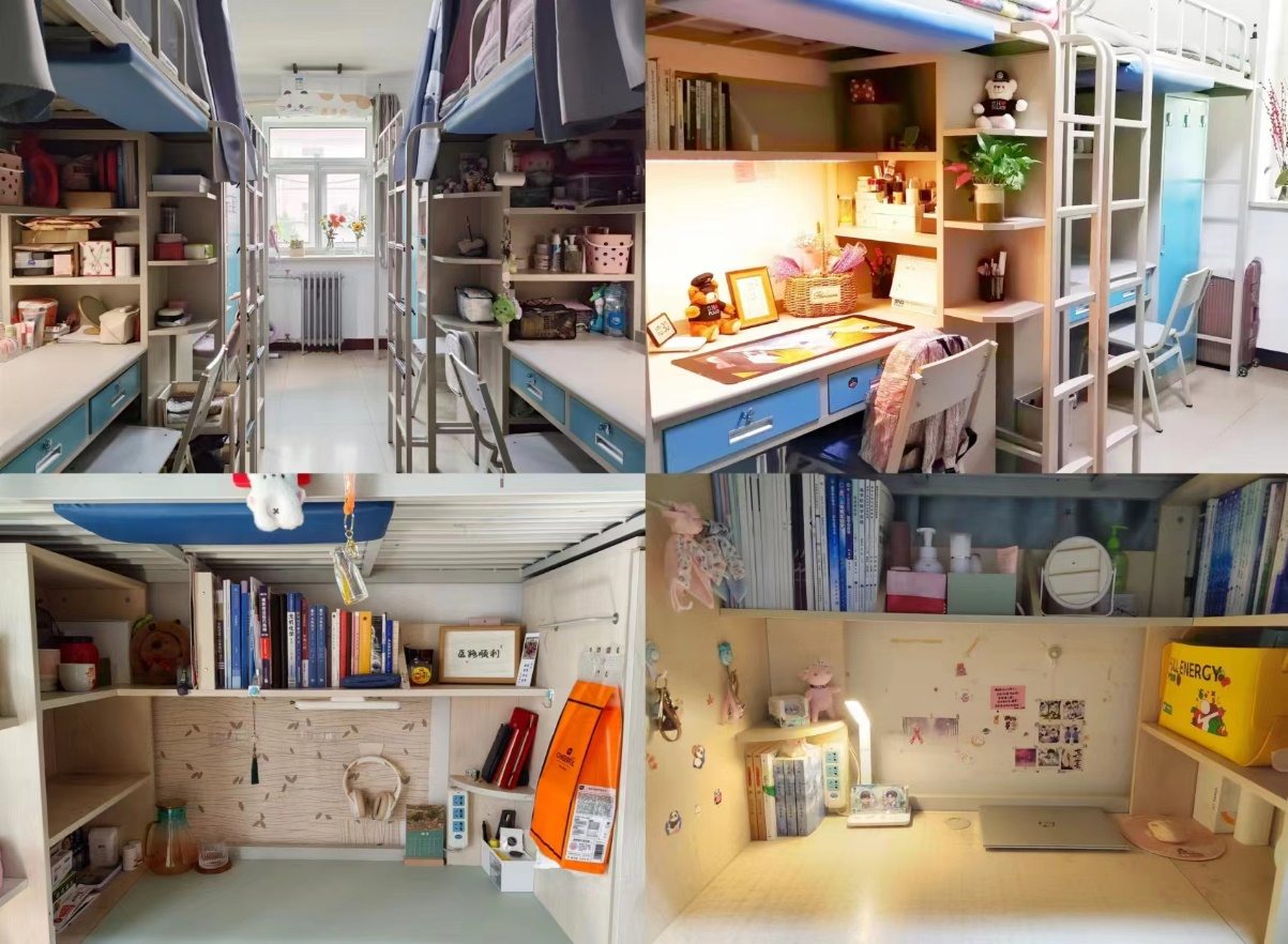 Student Dormitory Study Corners at Capital Medical University