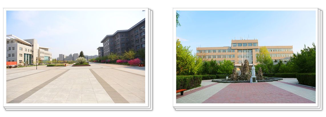 Chifeng University landscaped campus