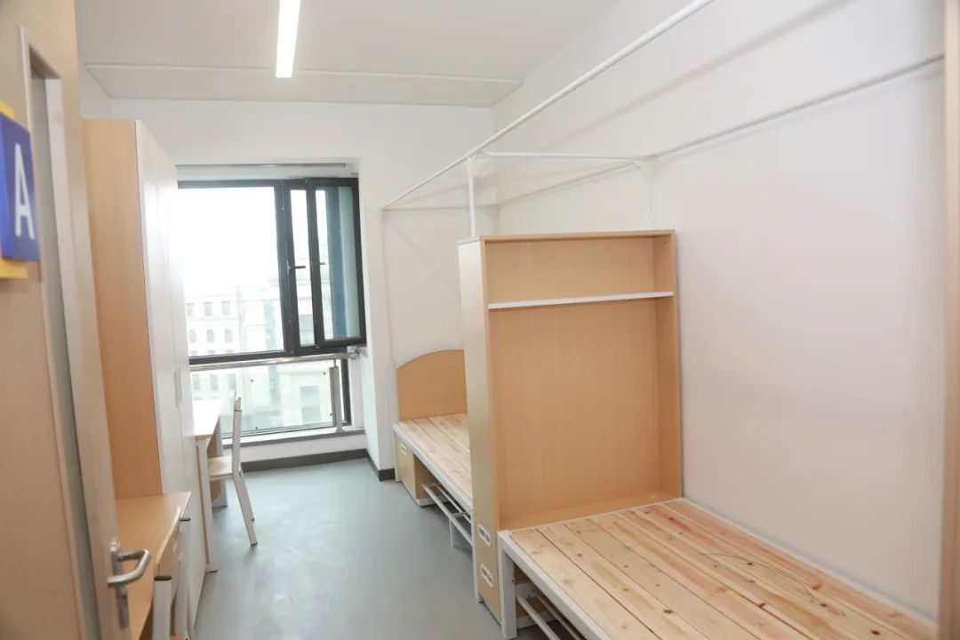 University Dormitory Room Interior at Fudan University