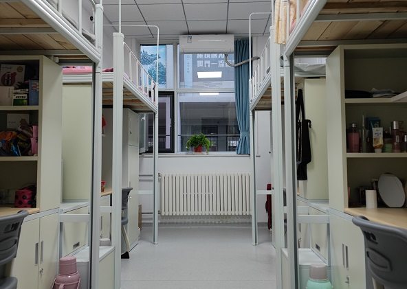 University Dormitory Corridor at Shandong University