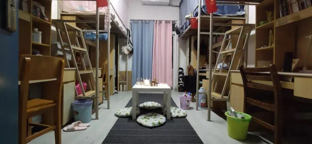 Beiyuan Campus Dormitory Interior at Wuhan University of Science and Technology